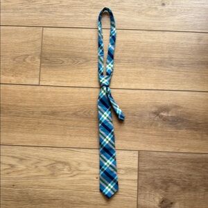 Old Navy Blue and Green Checkered Tie